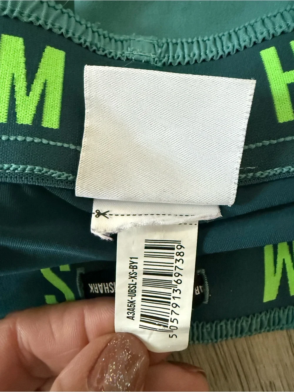 Gymshark Men’s 2 in 1 Shorts Size XS Teal